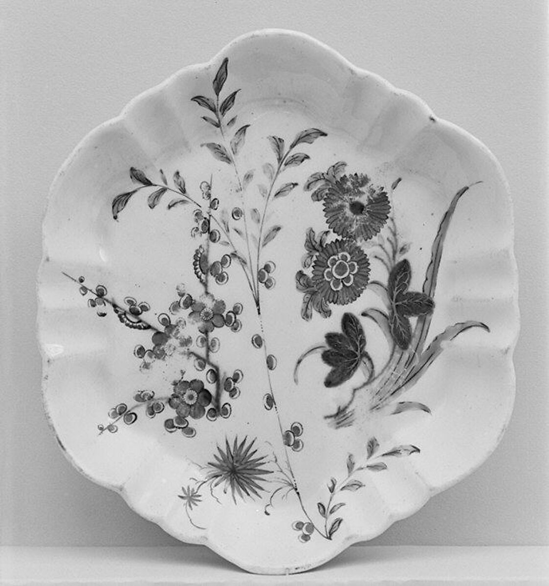 Stand (part of a service), Worcester factory (British, 1751–2008), Soft-paste porcelain, British, Worcester 