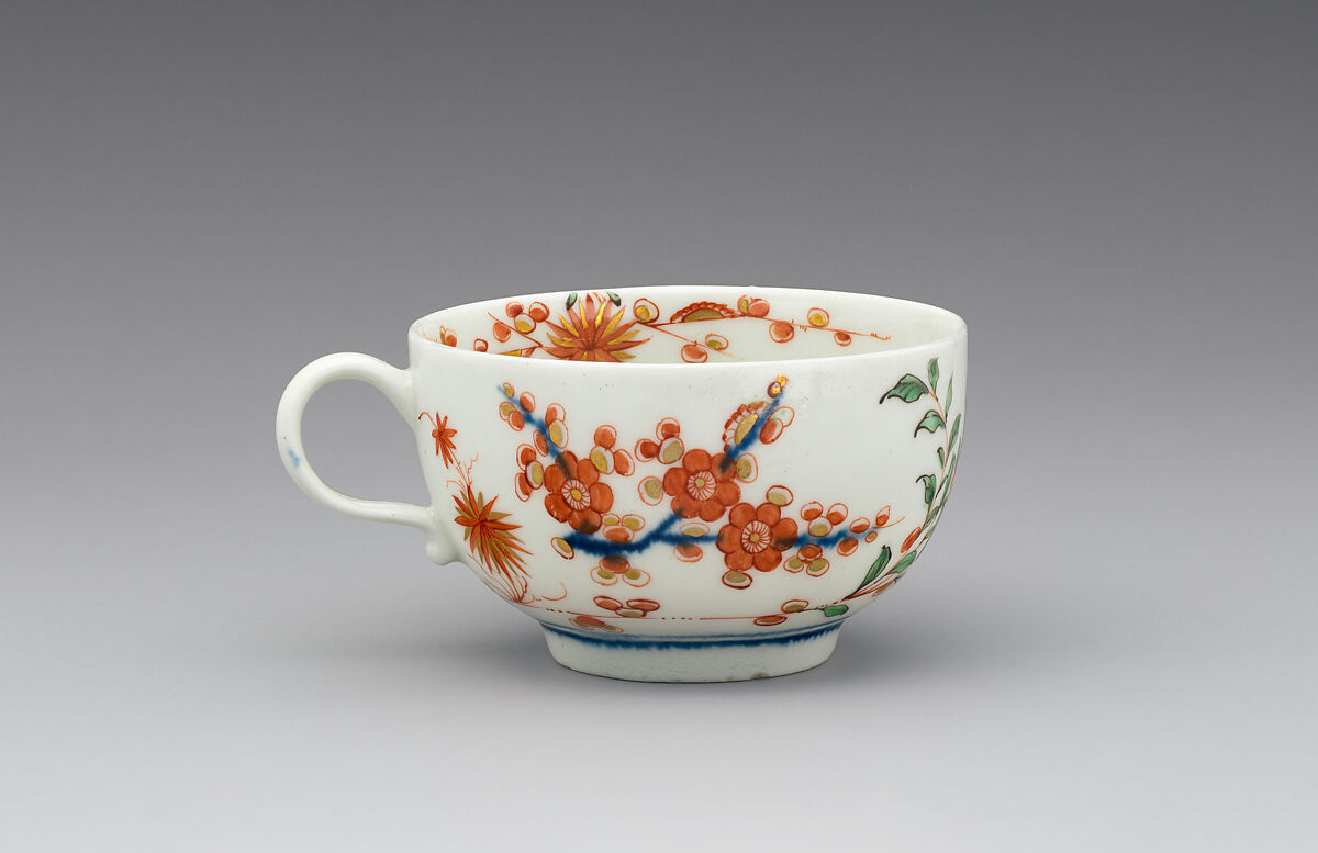 Cup (part of a service), Worcester factory (British, 1751–2008), Soft-paste porcelain, British, Worcester