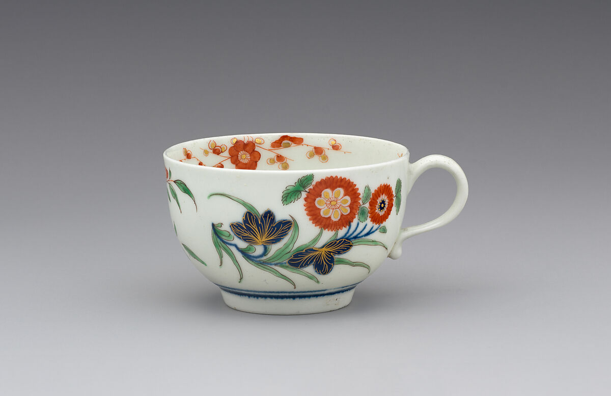 Cup (part of a service), Worcester factory (British, 1751–2008), Soft-paste porcelain, British, Worcester 