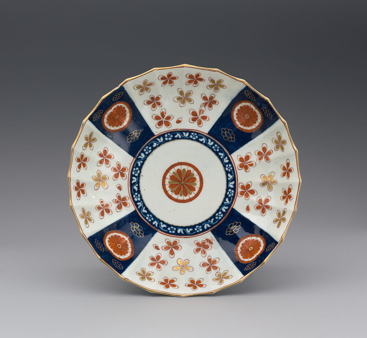Dish (part of a service), Worcester factory (British, 1751–2008), Soft-paste porcelain, British, Worcester 
