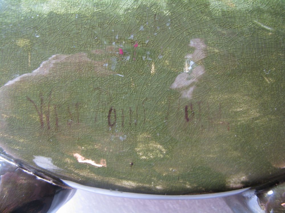 Vase, Odell &amp; Booth Brothers (American, Tarrytown, New York, 1880–1885), Earthenware, American