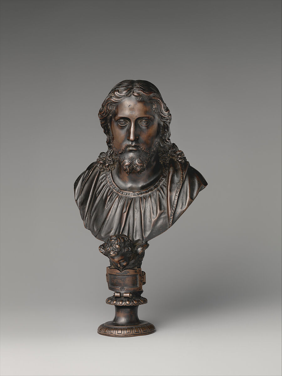 Bust of Christ, Bronze, Italian, Rome