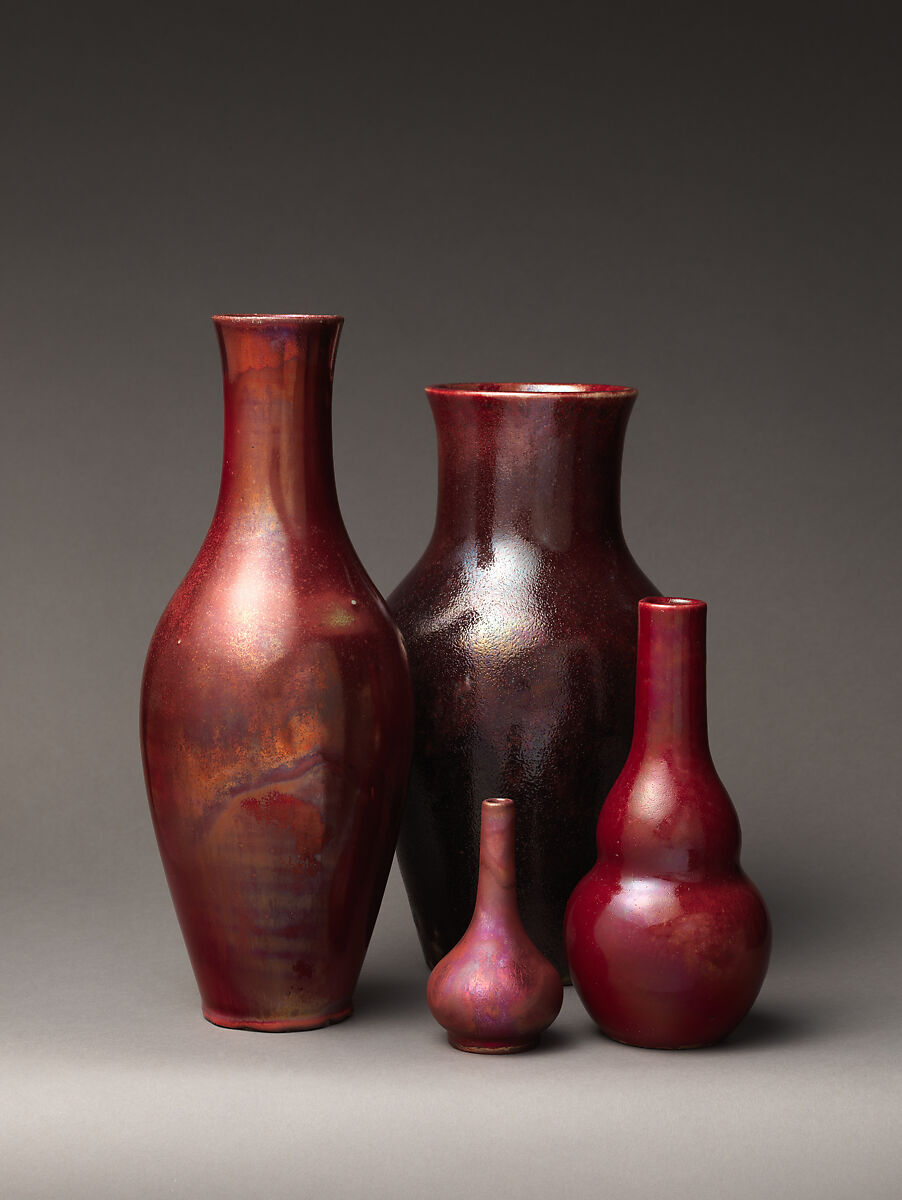 Vase, Hugh C. Robertson (1844–1908), Stoneware, American