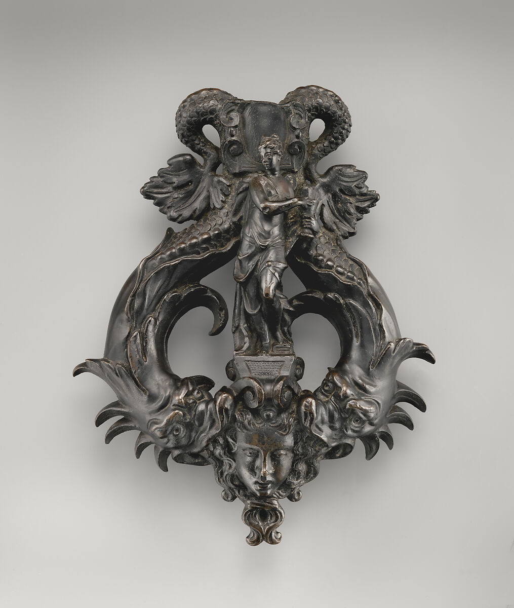 Door knocker, Bronze, Italian, Venice 