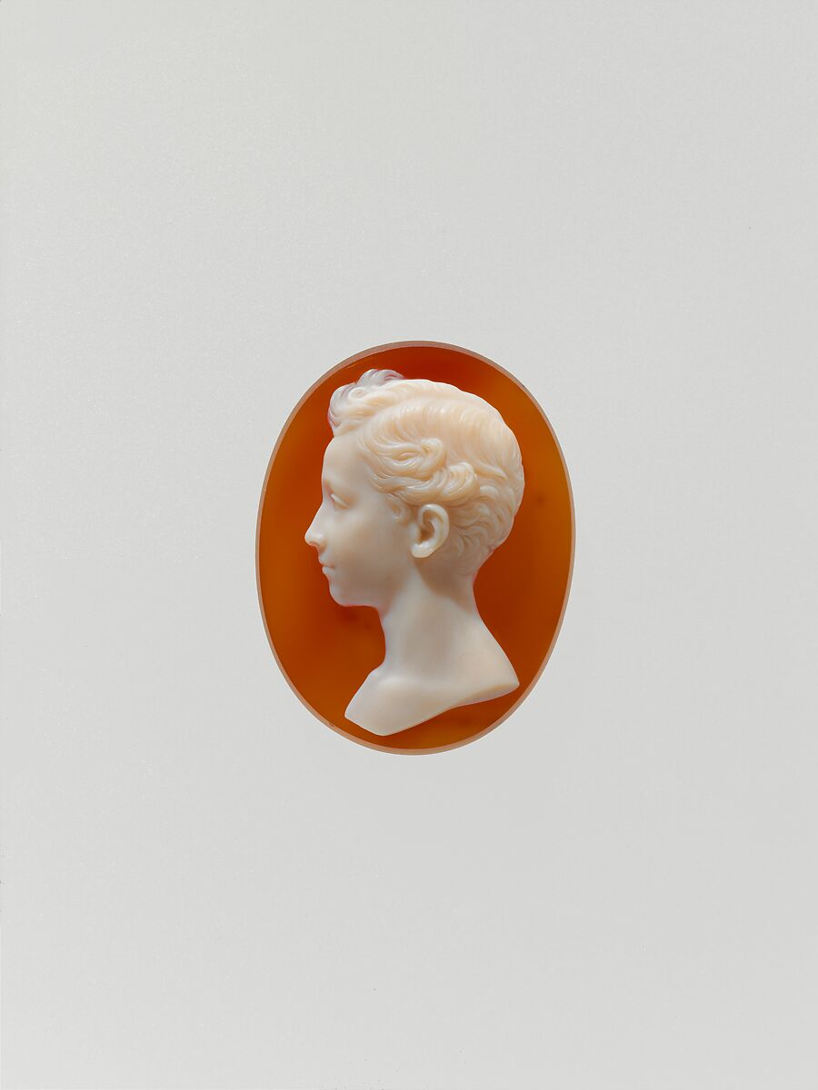 The Prince Imperial, Paul-Victor Lebas (French, active 1852–76), Carnelian onyx, French 
