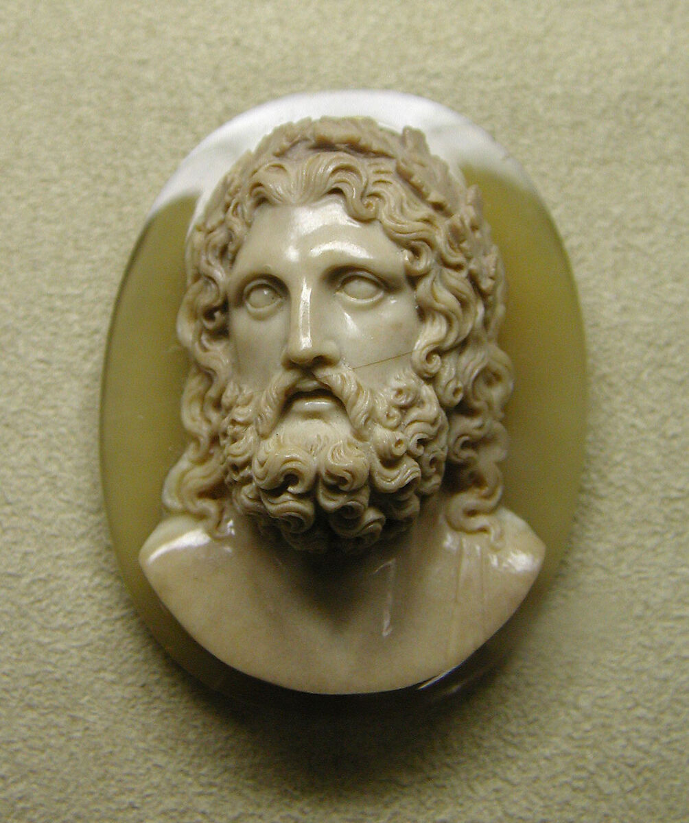 Bust of Jupiter, Onyx, Italian 