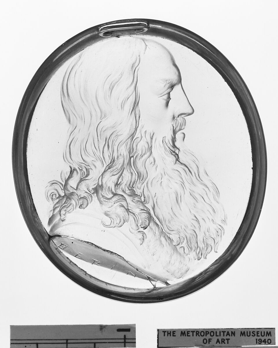 Leonardo da Vinci (1452–1519), Antonio Berini (ca. 1770–1830), Glass and gold, Italian, Rome 