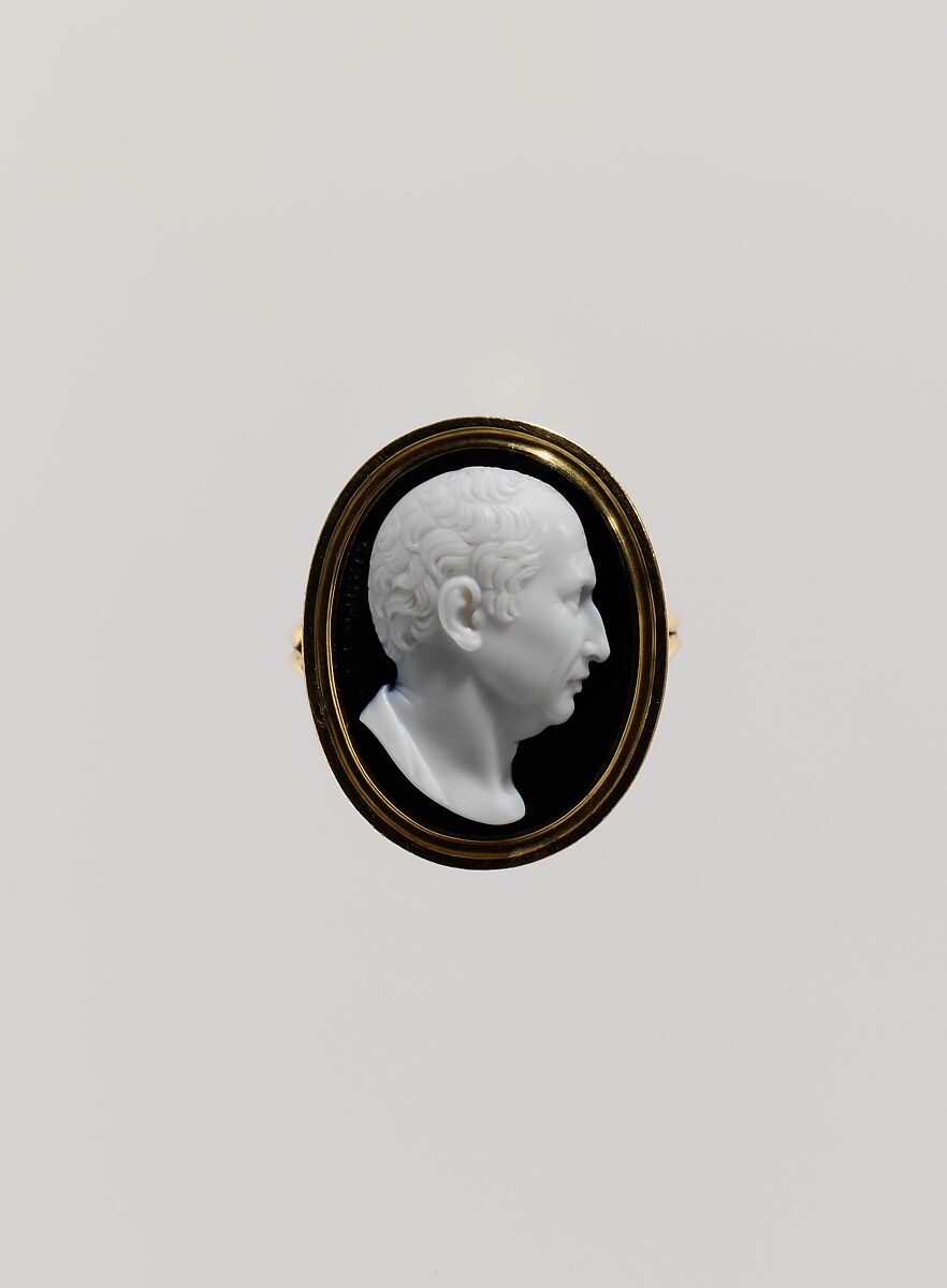 Cicero, Giuseppe Girometti (Italian, Rome 1780–1851 Rome), Onyx, Italian, Rome 