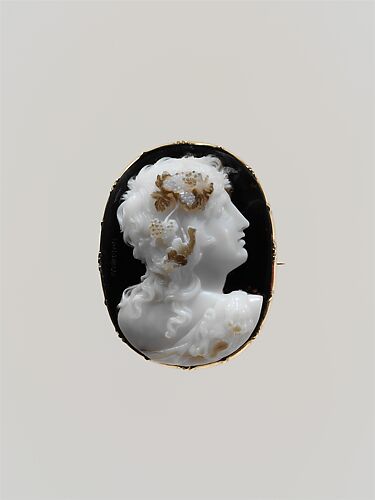 Bust of a bacchante