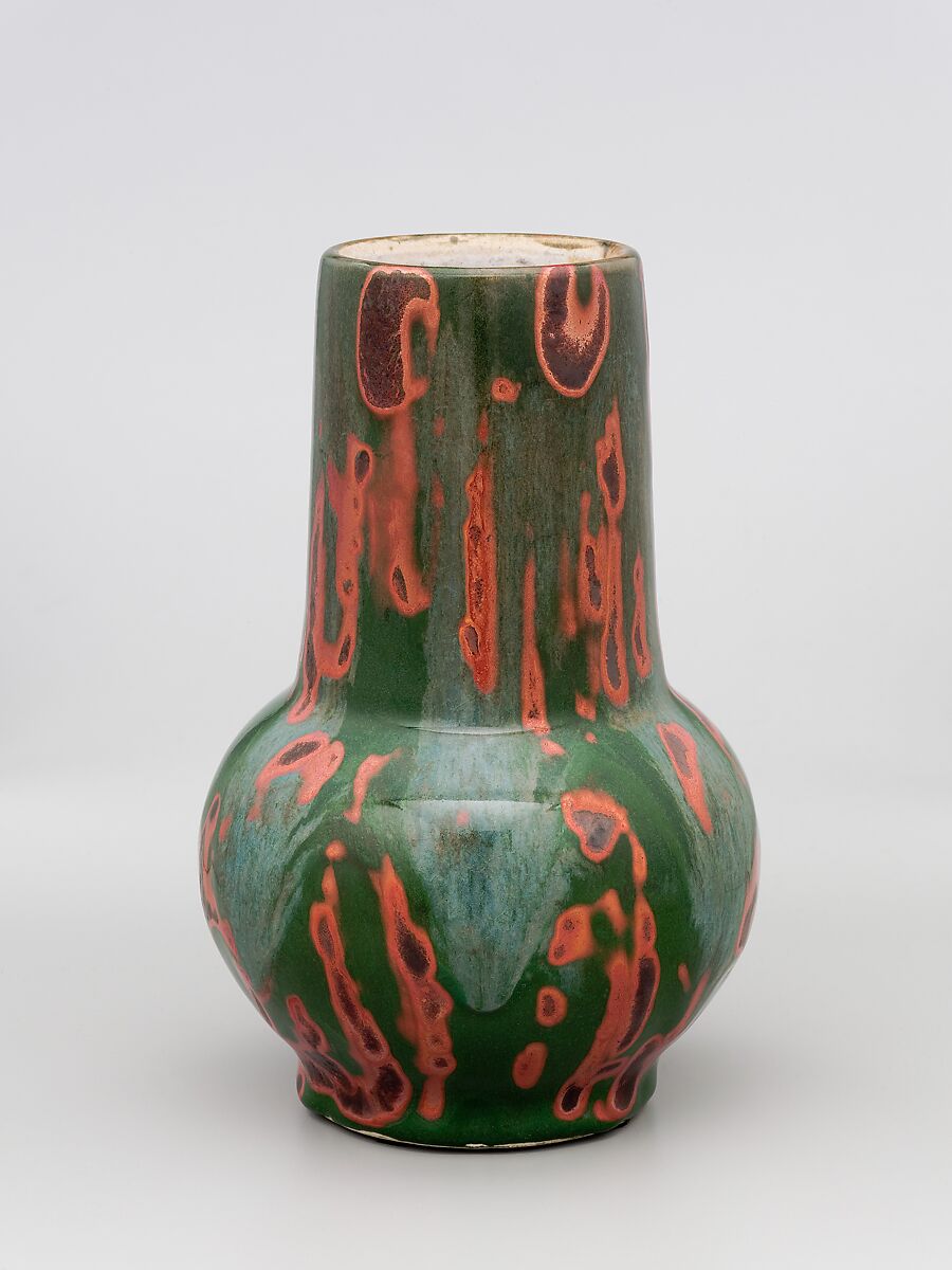 Vase, Dedham Pottery (1895–1943), Stoneware, American 