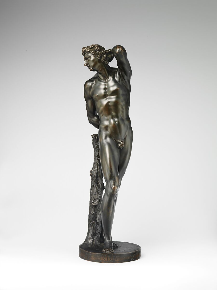Saint Sebastian, Alessandro Vittoria (Alessandro Vittoria di Vigilio della Volpa) (Italian, 1525–1608), Bronze, Italian, Venice
