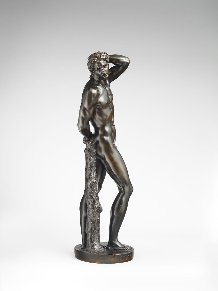 Saint Sebastian, Alessandro Vittoria (Alessandro Vittoria di Vigilio della Volpa) (Italian, 1525–1608), Bronze, Italian, Venice