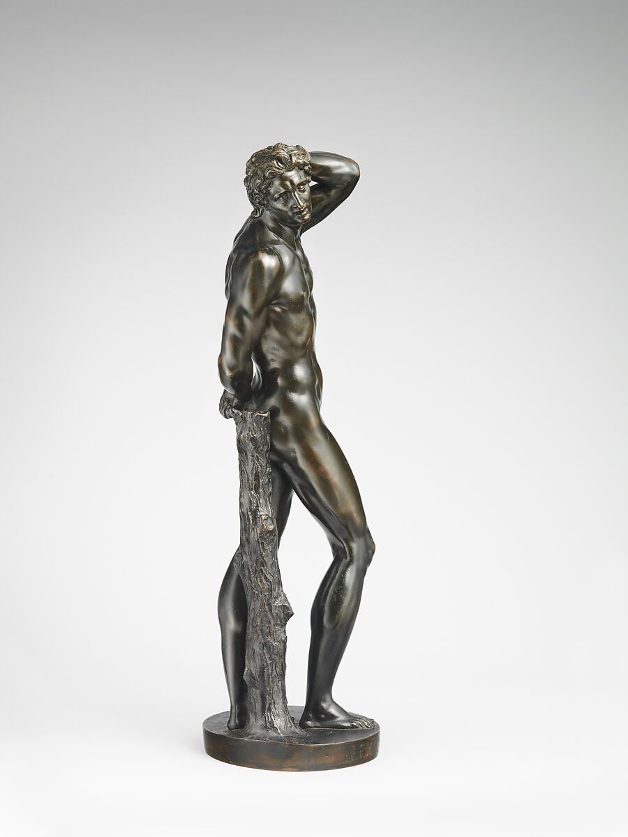 Saint Sebastian, Alessandro Vittoria (Alessandro Vittoria di Vigilio della Volpa) (Italian, 1525–1608), Bronze, Italian, Venice