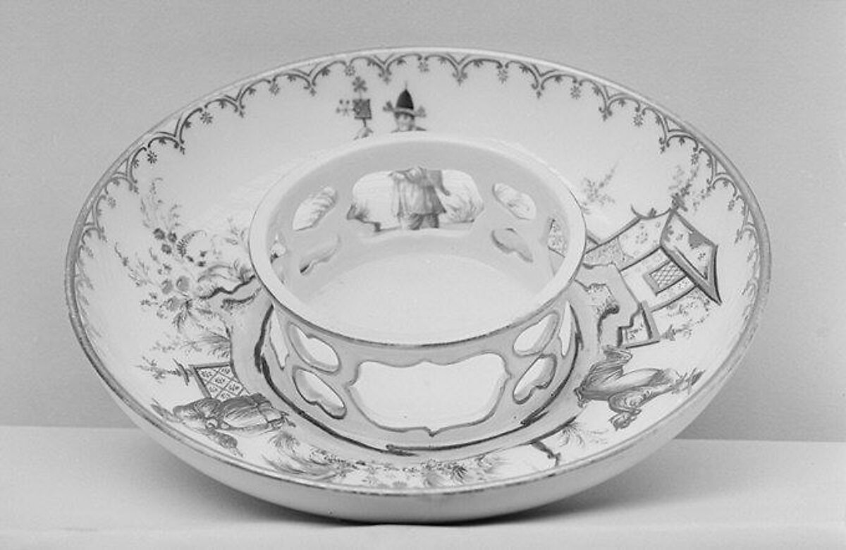 Cup and saucer, Decoration probably by Johann Philip Dannhofer (1712–1790), Hard-paste porcelain, Austrian, Vienna