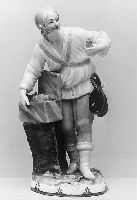 Brandy seller, Imperial Porcelain Manufactory  (Vienna, 1744–1864), Hard-paste porcelain, Austrian, Vienna 