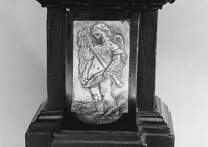 Christ Crowned with Thorns (Ecce Homo), Bronze; ebony, gilt bronze, probably French