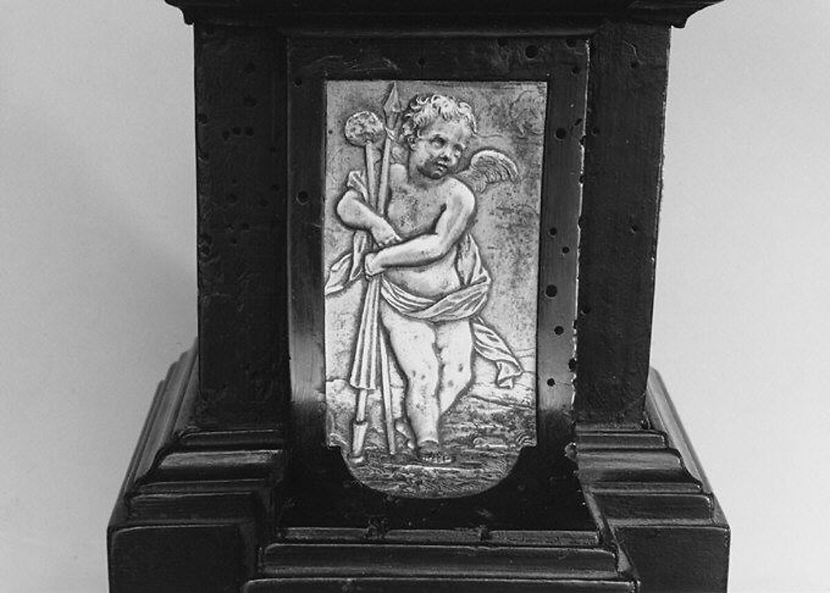 Christ Crowned with Thorns (Ecce Homo), Bronze; ebony, gilt bronze, probably French