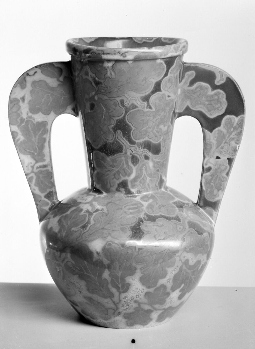 Vase, Clément Massier (French, Vallauris 1844–1917 Golfe-Juan), Lustered earthenware, French, Golfe-Juan 