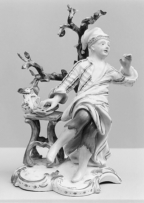 The Morning Coffee, Höchst Manufactory (German, 1746–1796), Hard-paste porcelain, German, Höchst 