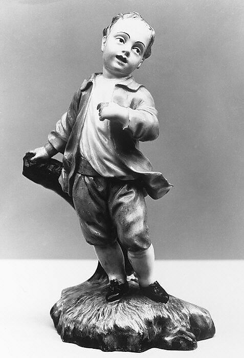 Boy, Höchst Manufactory (German, 1746–1796), Hard-paste porcelain, German, Höchst 