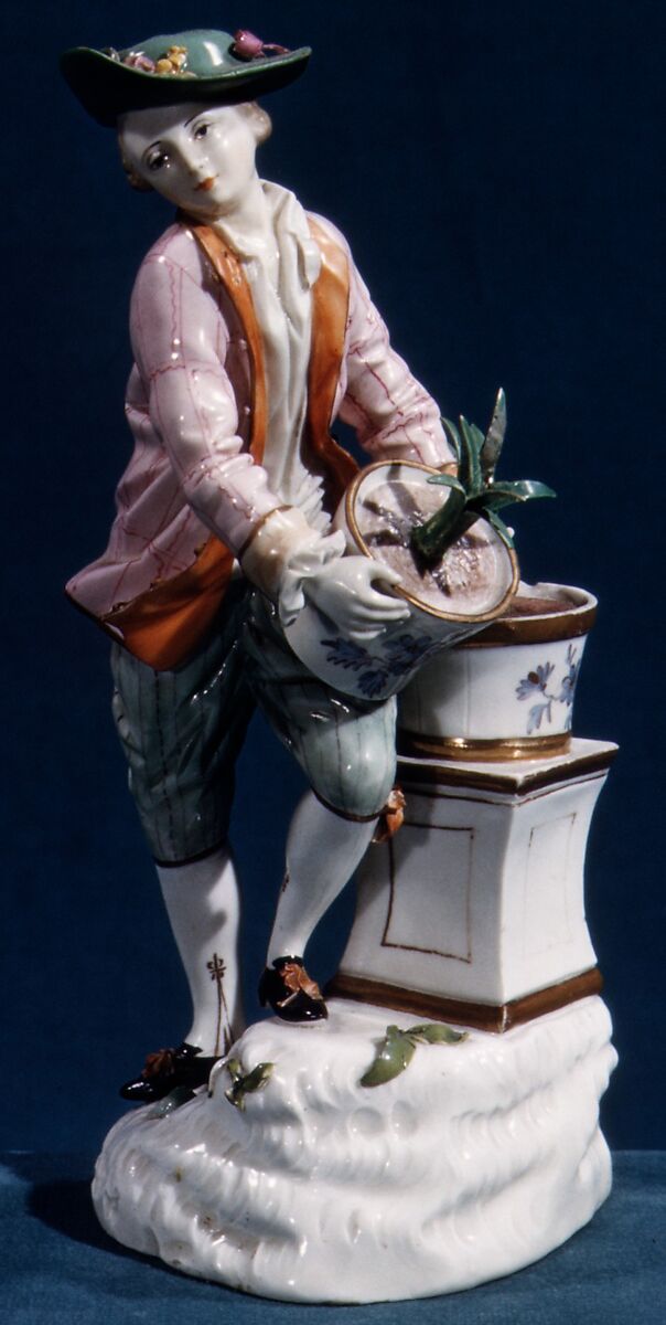 Gardener, Fulda Pottery and Porcelain Manufactory (German, 1764–1789), Hard-paste porcelain, German, Fulda 