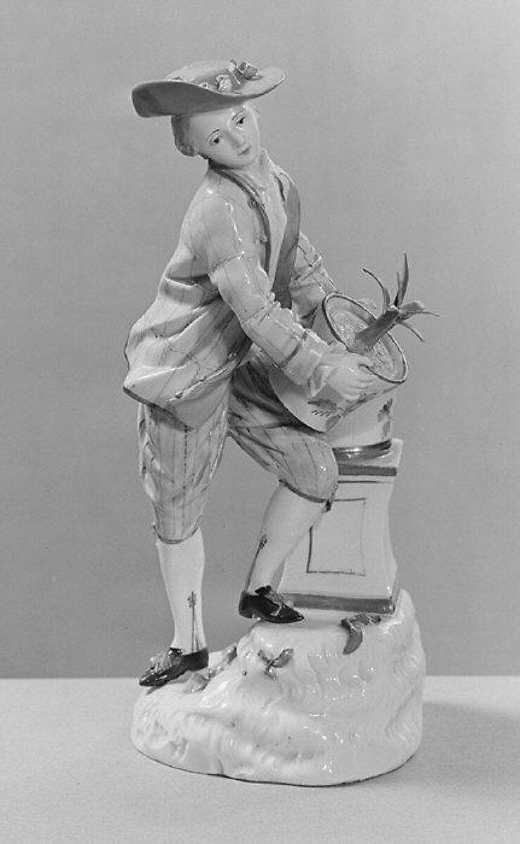 Gardener, Fulda Pottery and Porcelain Manufactory (German, 1764–1789), Hard-paste porcelain, German, Fulda