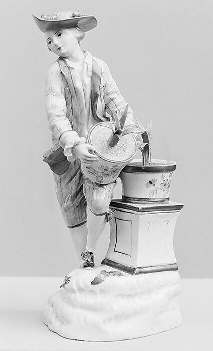 Gardener, Fulda Pottery and Porcelain Manufactory (German, 1764–1789), Hard-paste porcelain, German, Fulda