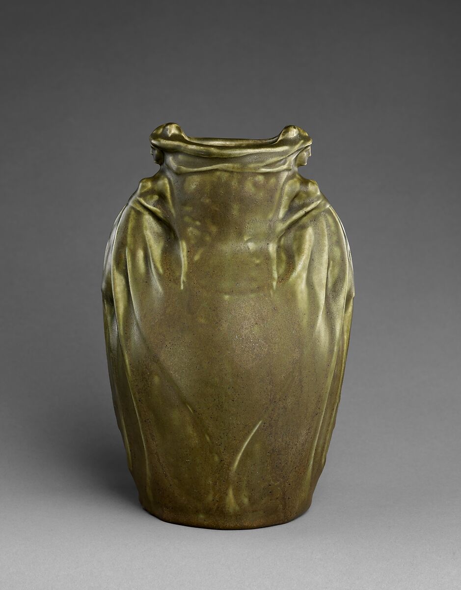 Vase, Van Briggle Pottery Company (1901–present), Earthenware, American 