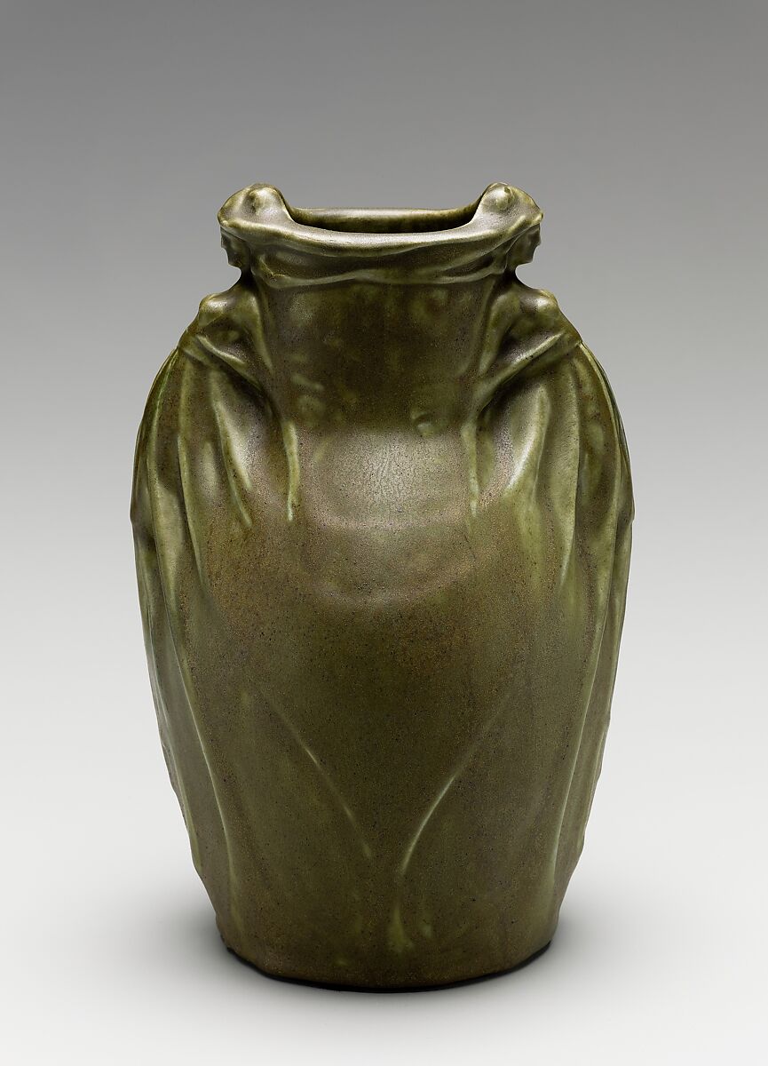 Vase, Van Briggle Pottery Company (1901–present), Earthenware, American