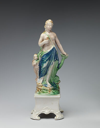 Amphitrite with Cupid (one of a pair)