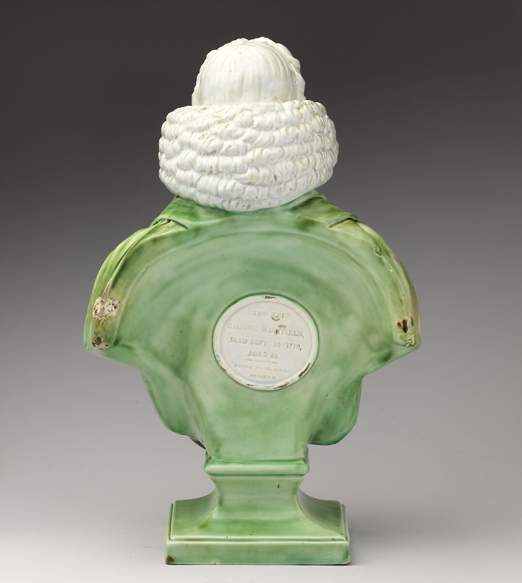 George Whitefield, Enoch Wood (British, 1759–1846), Lead-glazed earthenware, British, Burslem, Staffordshire
