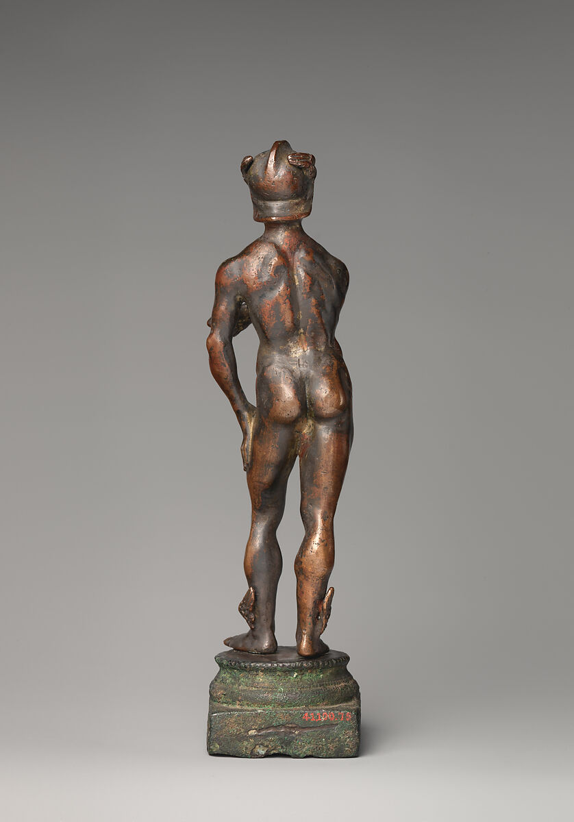Mercury, Workshop of Severo Calzetta da Ravenna (Italian, active by 1496, died before 1543), Bronze, on an ancient bronze base, Italian, Ravenna