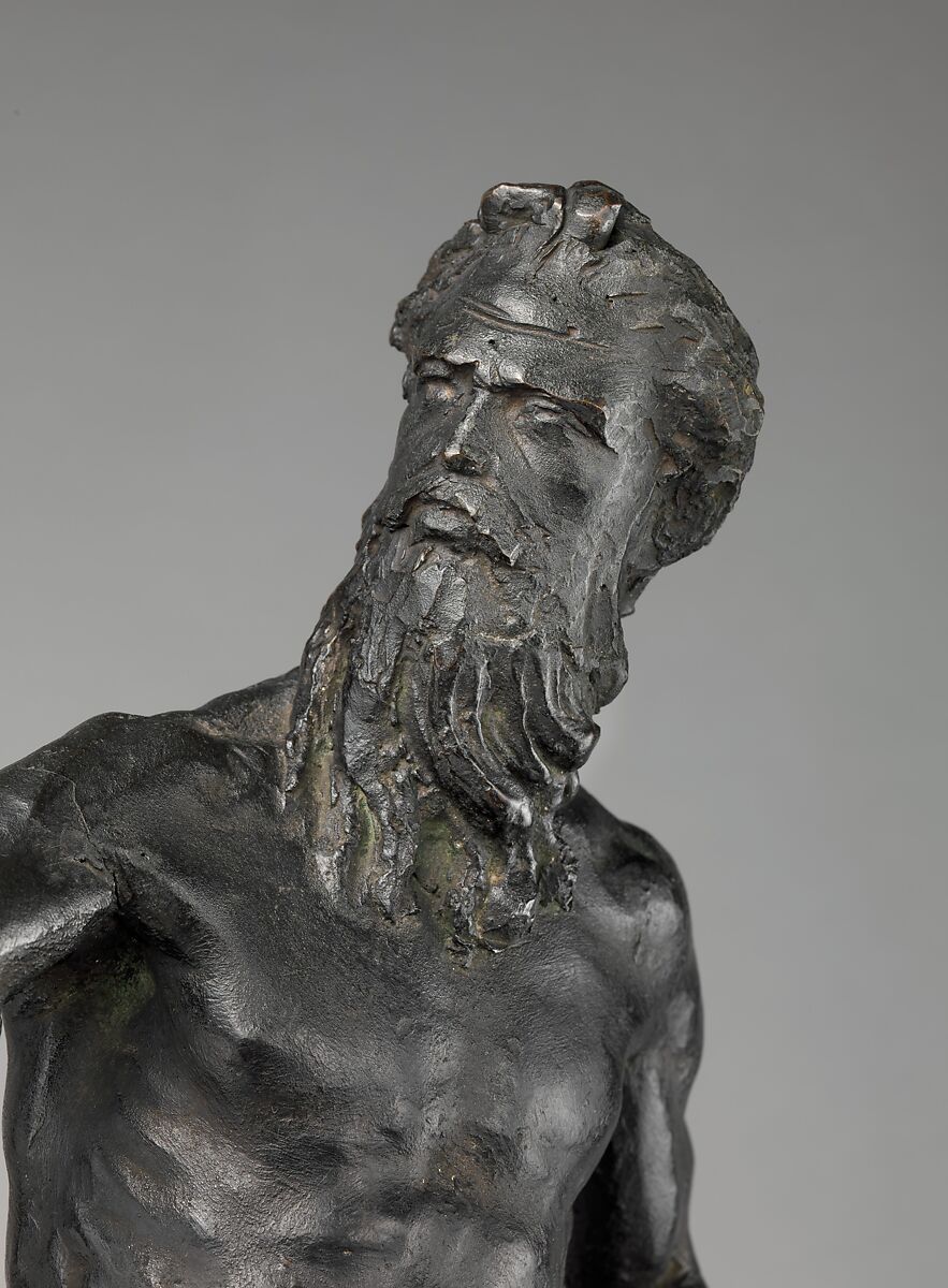 Pluto and Cerberus, Attributed to Tiziano Aspetti (Italian, 1565–1607), Bronze, dark brown patina, Italian, Venice