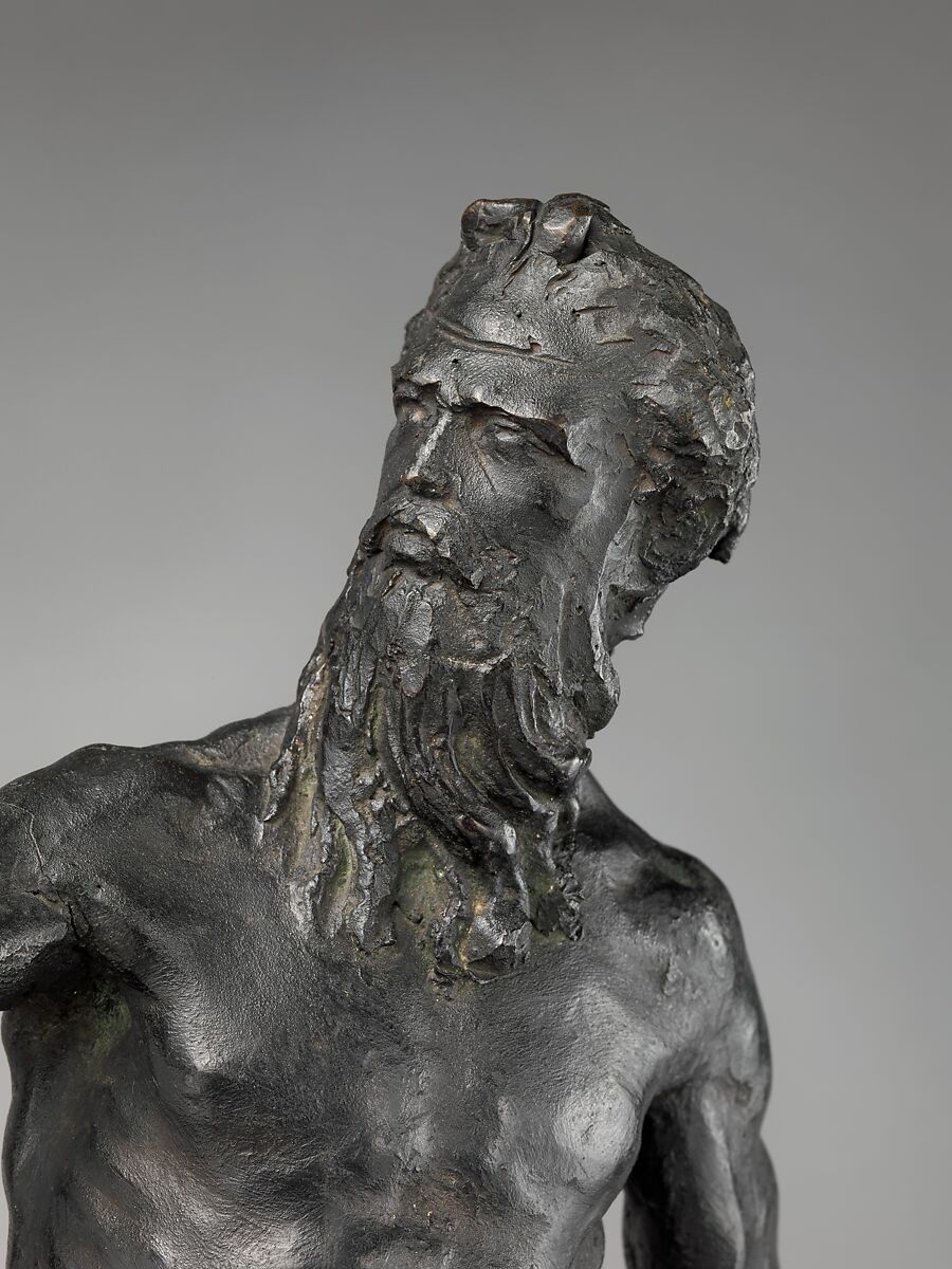 Pluto and Cerberus, Attributed to Tiziano Aspetti (Italian, 1565–1607), Bronze, dark brown patina, Italian, Venice