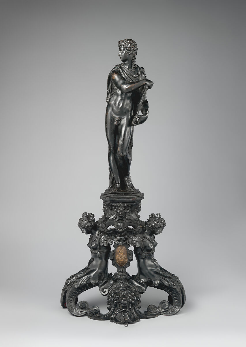 Andiron with figure of Orpheus (one of a pair) | France (?) | The ...