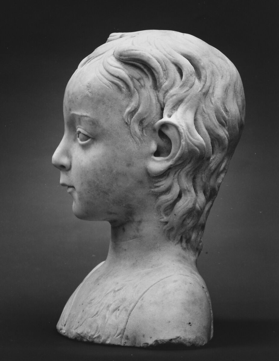 Saint John the Baptist, Manner of Antonio Rossellino (Italian, Settignano 1427–ca. 1479 Florence), Marble, Italian, Florence