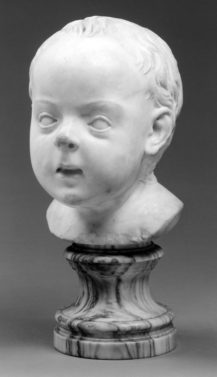 Head of a child, Marble, Italian, possibly Florence