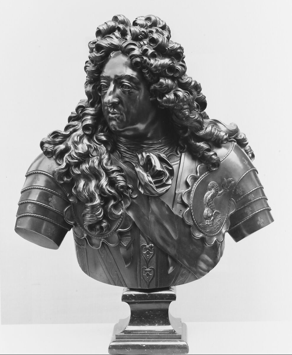 Louis of France, The Grand Dauphin (1661–1711), François Girardon (French, Troyes 1628–1715 Paris), Bronze, on marble base, French, Paris 