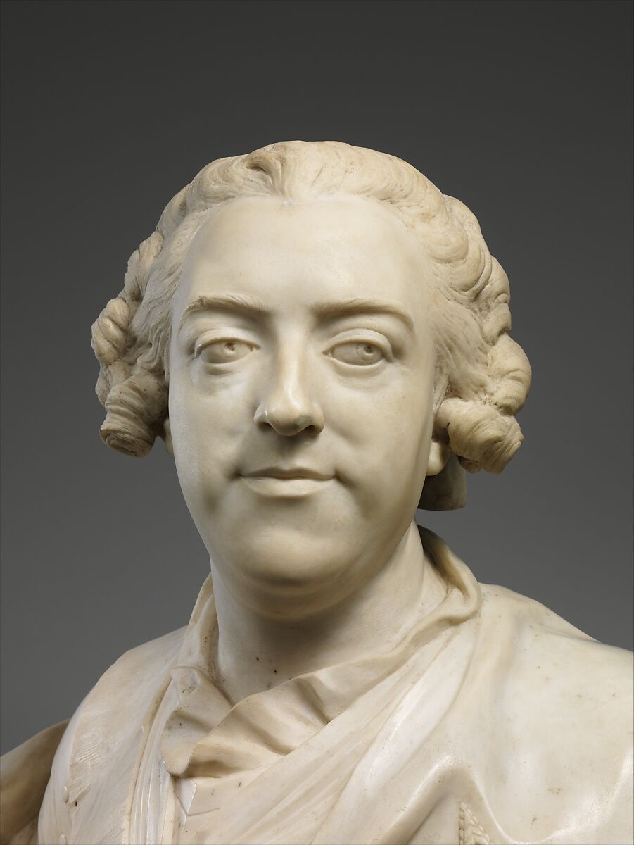 Louis XV (1710–1774), King of France, Jean-Baptiste Lemoyne the Younger (French, Paris 1704–1778 Paris), White marble, French, Paris