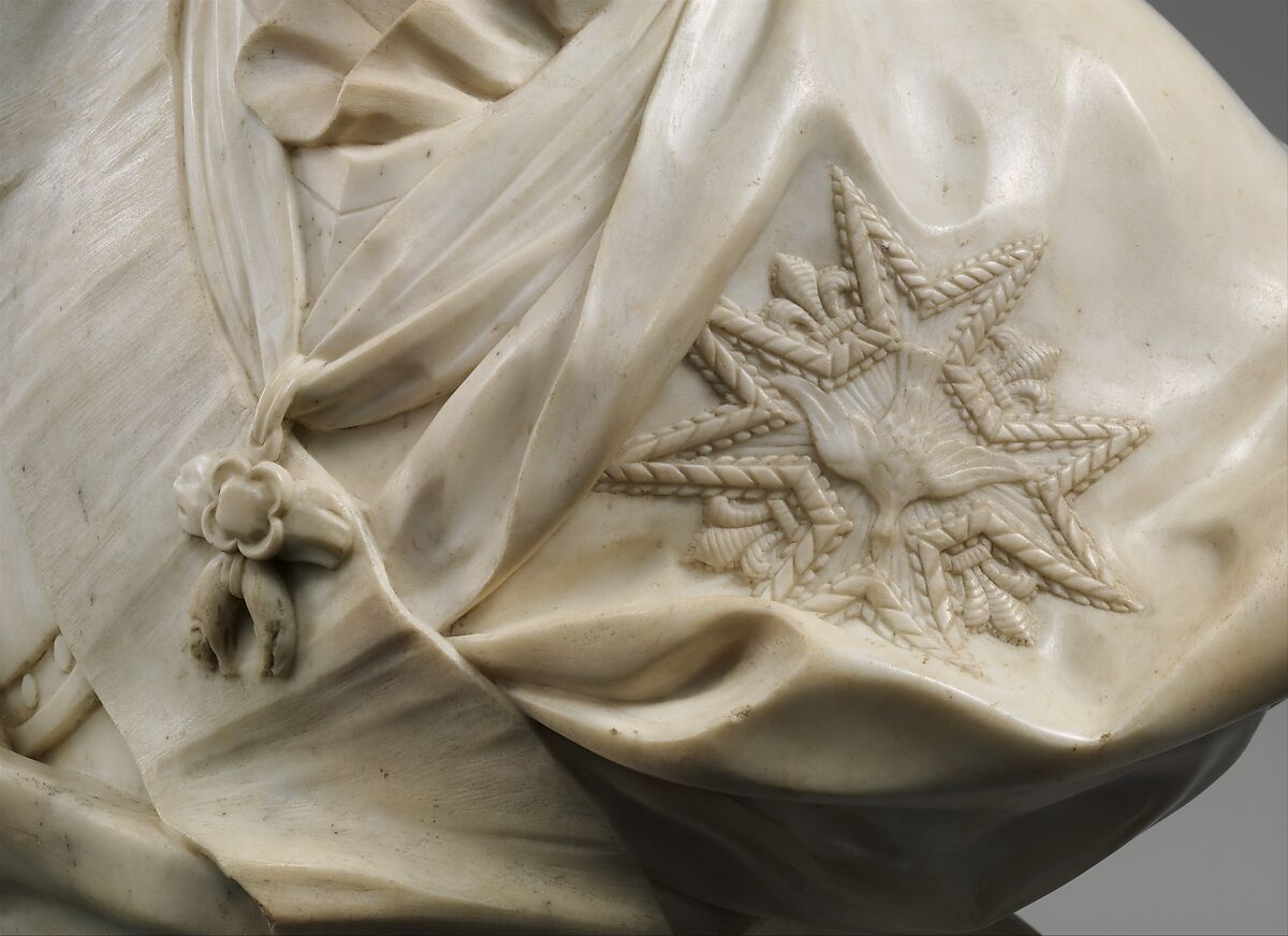 Louis XV (1710–1774), King of France, Jean-Baptiste Lemoyne the Younger (French, Paris 1704–1778 Paris), White marble, French, Paris