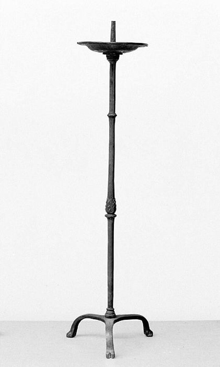 Pair of candelabra, Iron, Spanish