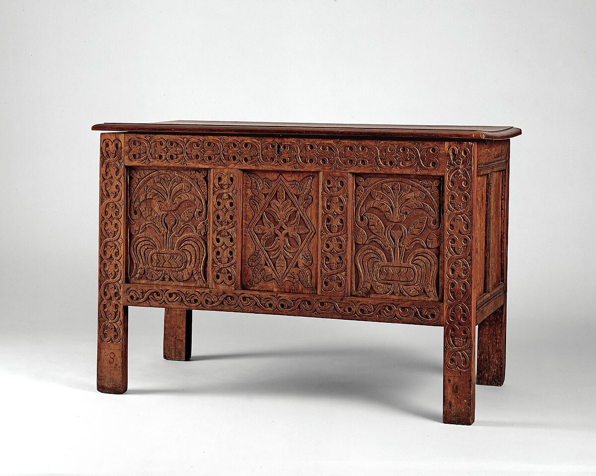 Chest, Attributed to the Searle-Dennis shop tradition, Red oak, white oak, hard maple, white pine, American 