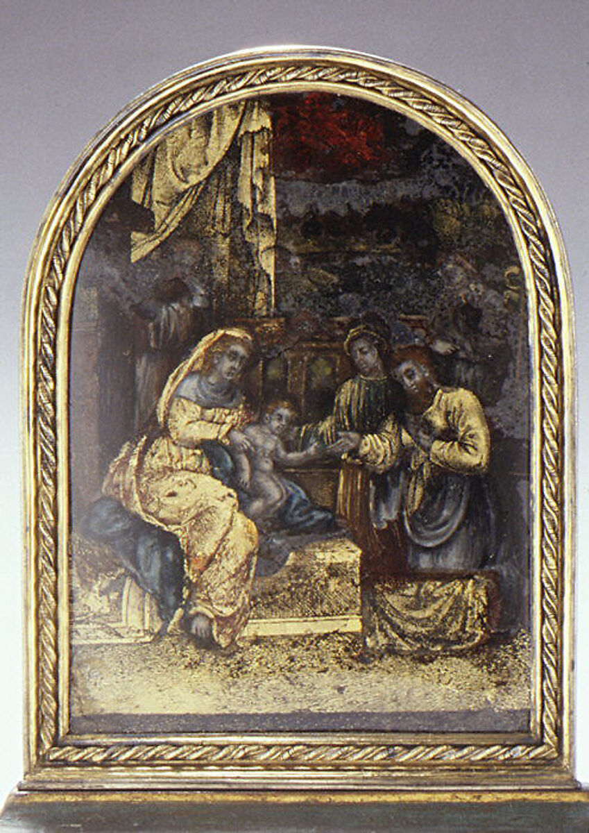 Adoration of the Magi, Rock crystal, copper gilt, Italian 