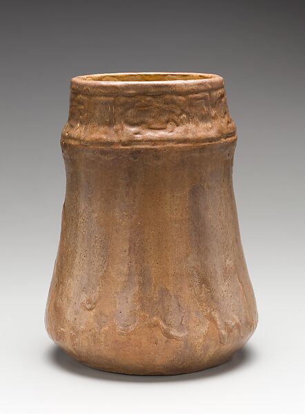Vase, Manufactured by Byrdcliffe Pottery (ca. 1903–ca. 1922), Earthenware, American 