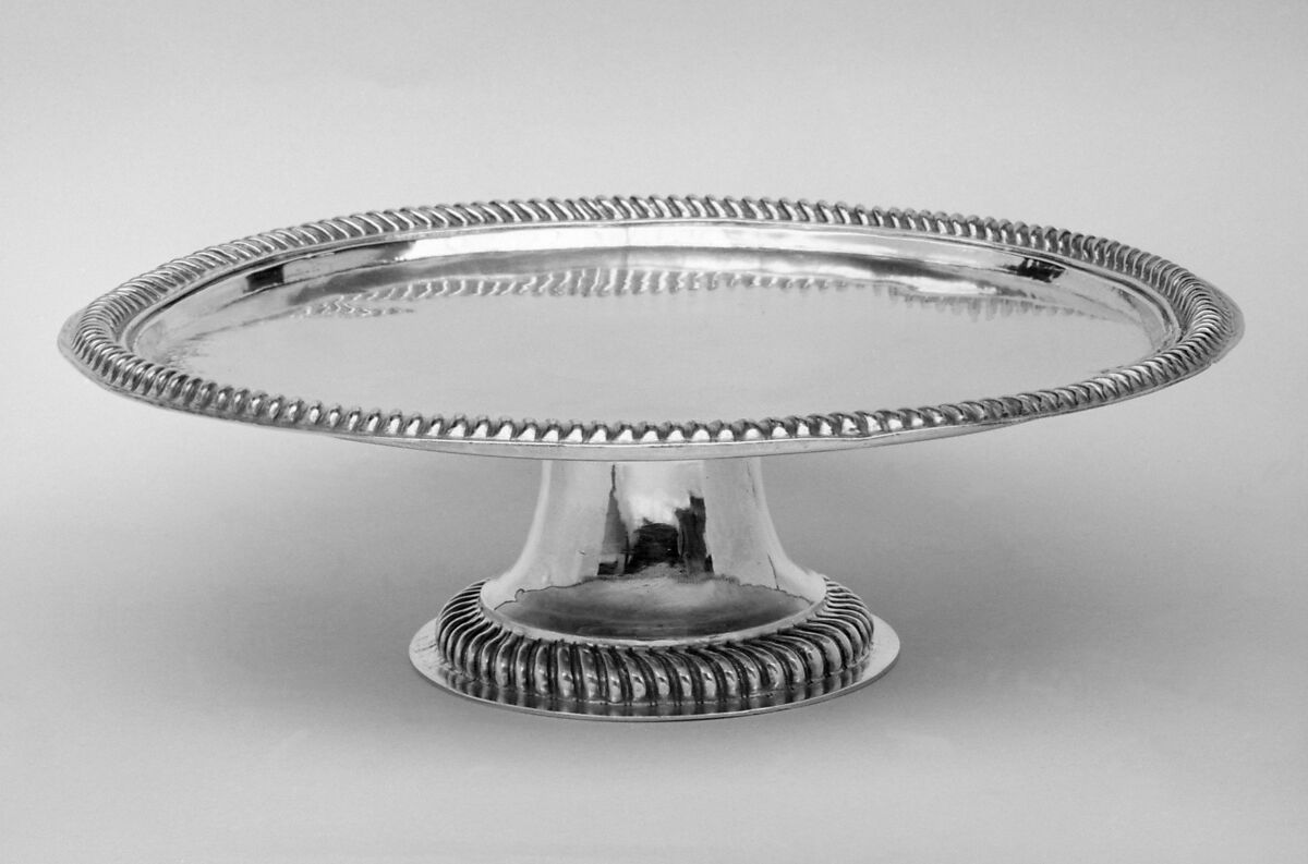 Tazza, Joseph Ward (active 1689–1734), Silver, British, London 