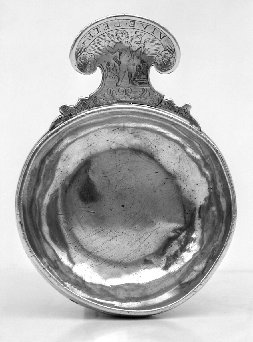 Wine taster, Attributed to Daniel Mameaux (master 1697), Silver, French, Rouen 