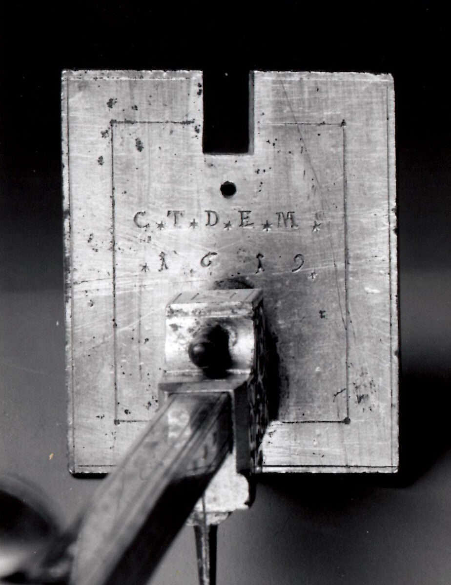 Beam compass, Christopher Trechsler (ca. 1550–ca. 1624, married 1571) the Elder, son of Lorenz, Brass gilt, German, Dresden