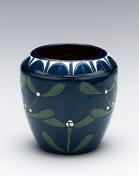 Vase, Jervis Pottery (1908–12), Earthenware, American 