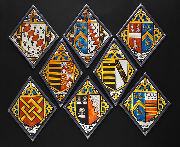 Eight heraldic quarries