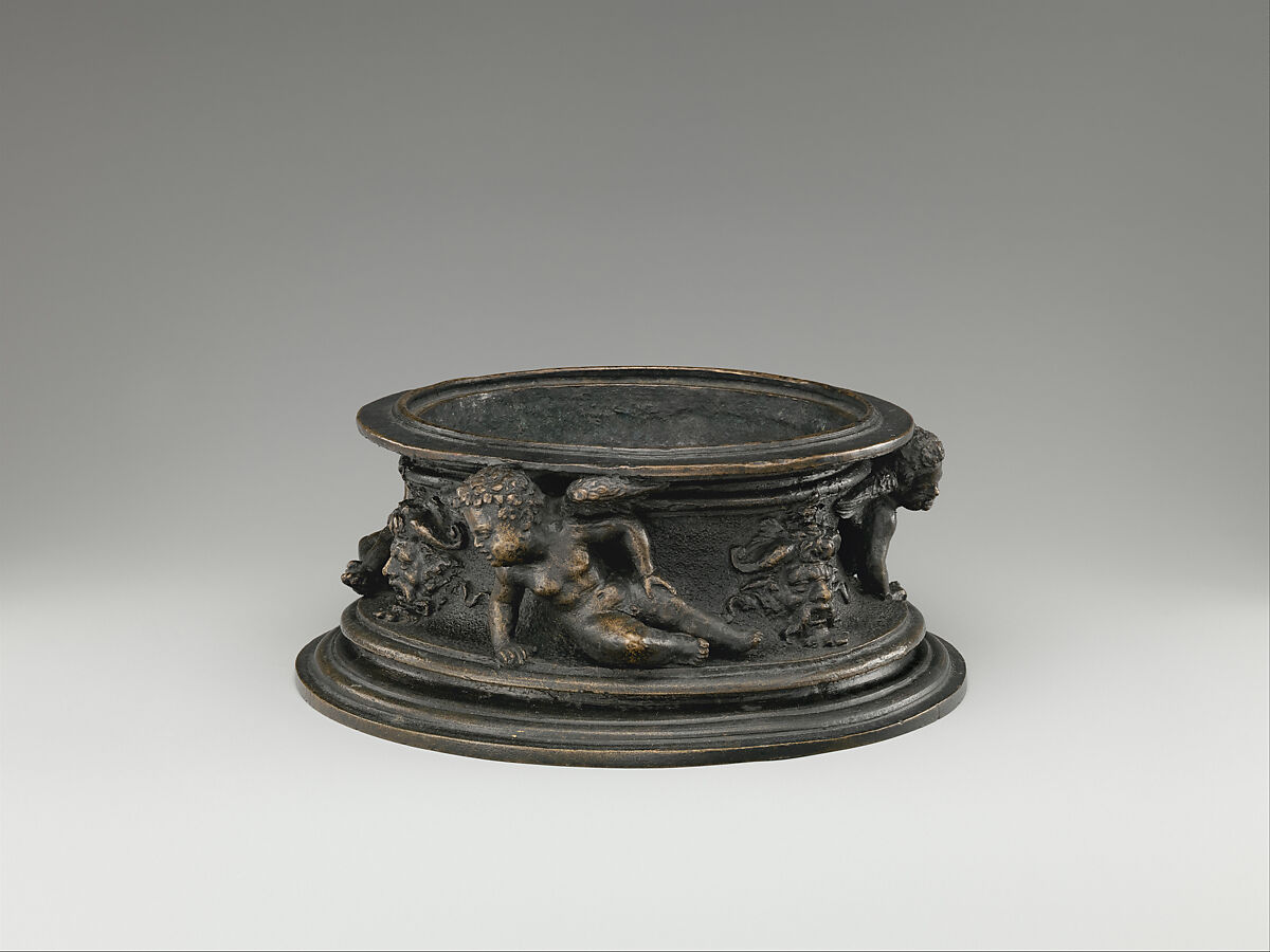 Cylindrical container with cover, Bronze, Italian, Padua
